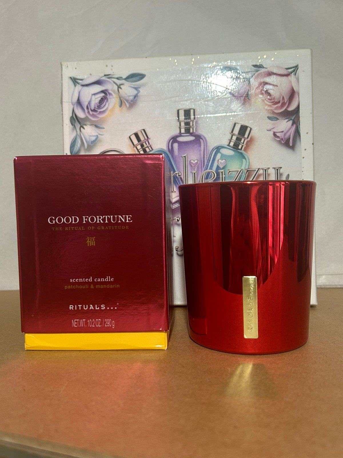 Rituals - good fortune kaars 290gr, Ophalen of Verzenden, Nieuw, Overige materialen, Minder dan 25 cm