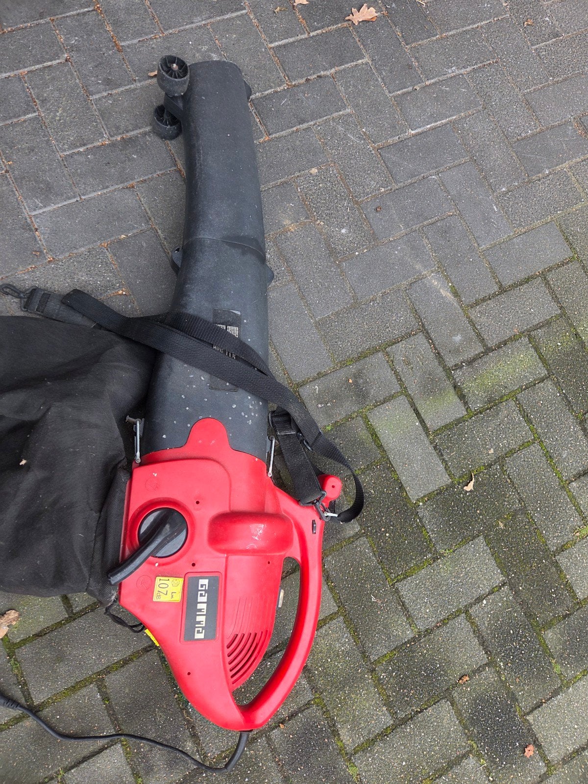Gamma GB-2400-E Bladblazer - Krachtig en Veelzijdig, Ophalen, Gebruikt, Met opvangzak, Handgedragen