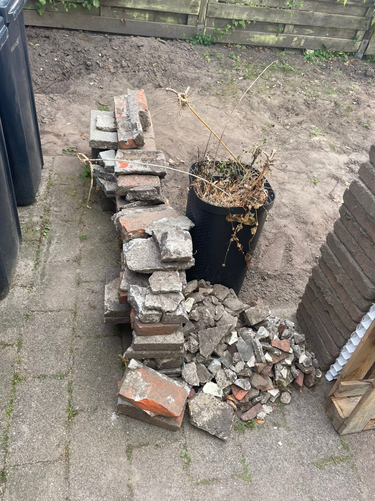 Gratis puin, Ophalen, Zo goed als nieuw