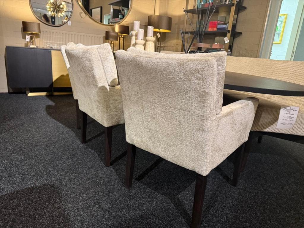 Eetkamerbank Ruben + 3 stoelen Guus, Huis en Inrichting, Stoelen, Ophalen, Overige kleuren, Drie, Info@dimondi.nl