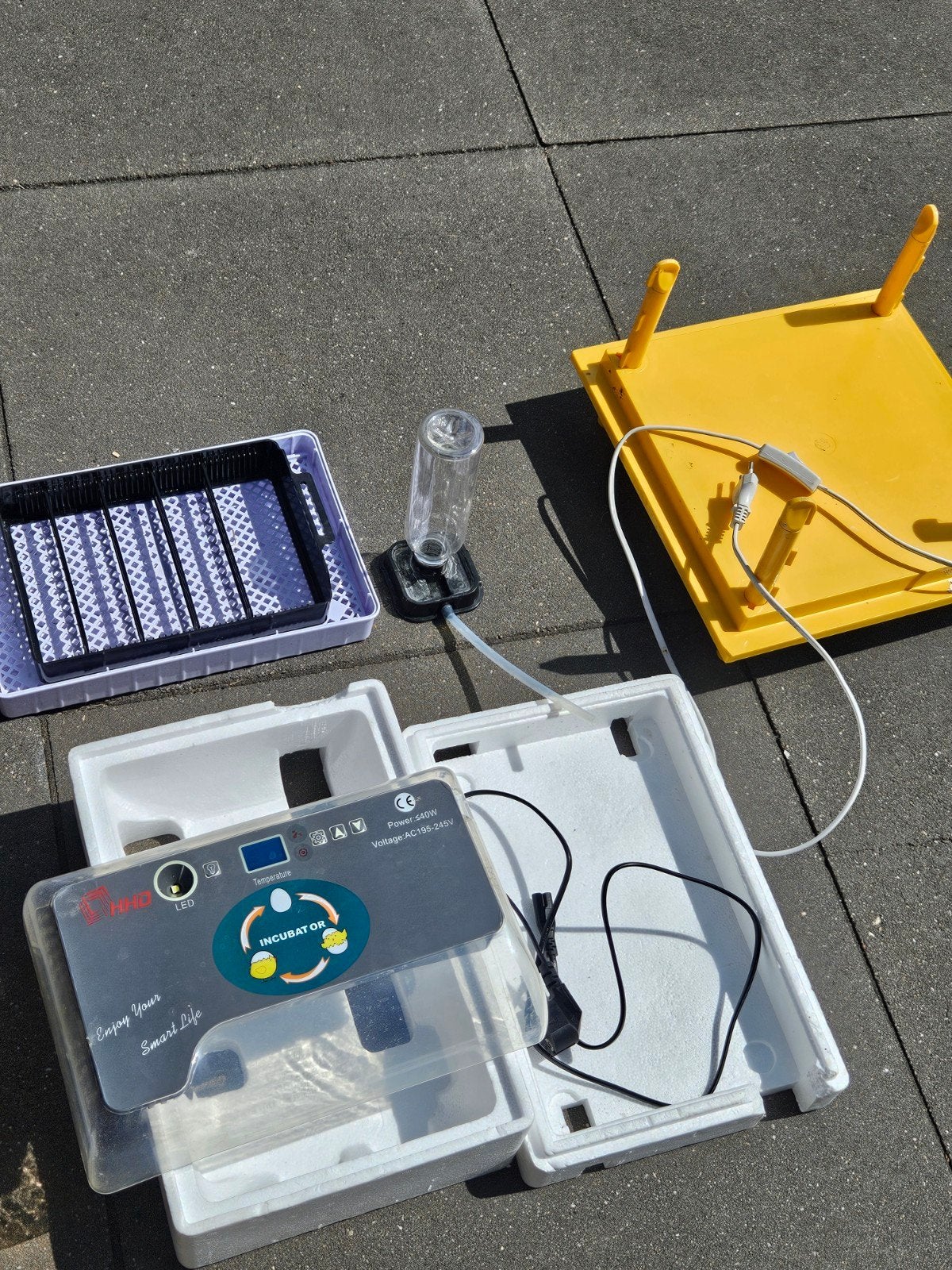 broedmachine en een warmte plaat 2x gebruikt, Ophalen, Zo goed als nieuw, Broedmachine