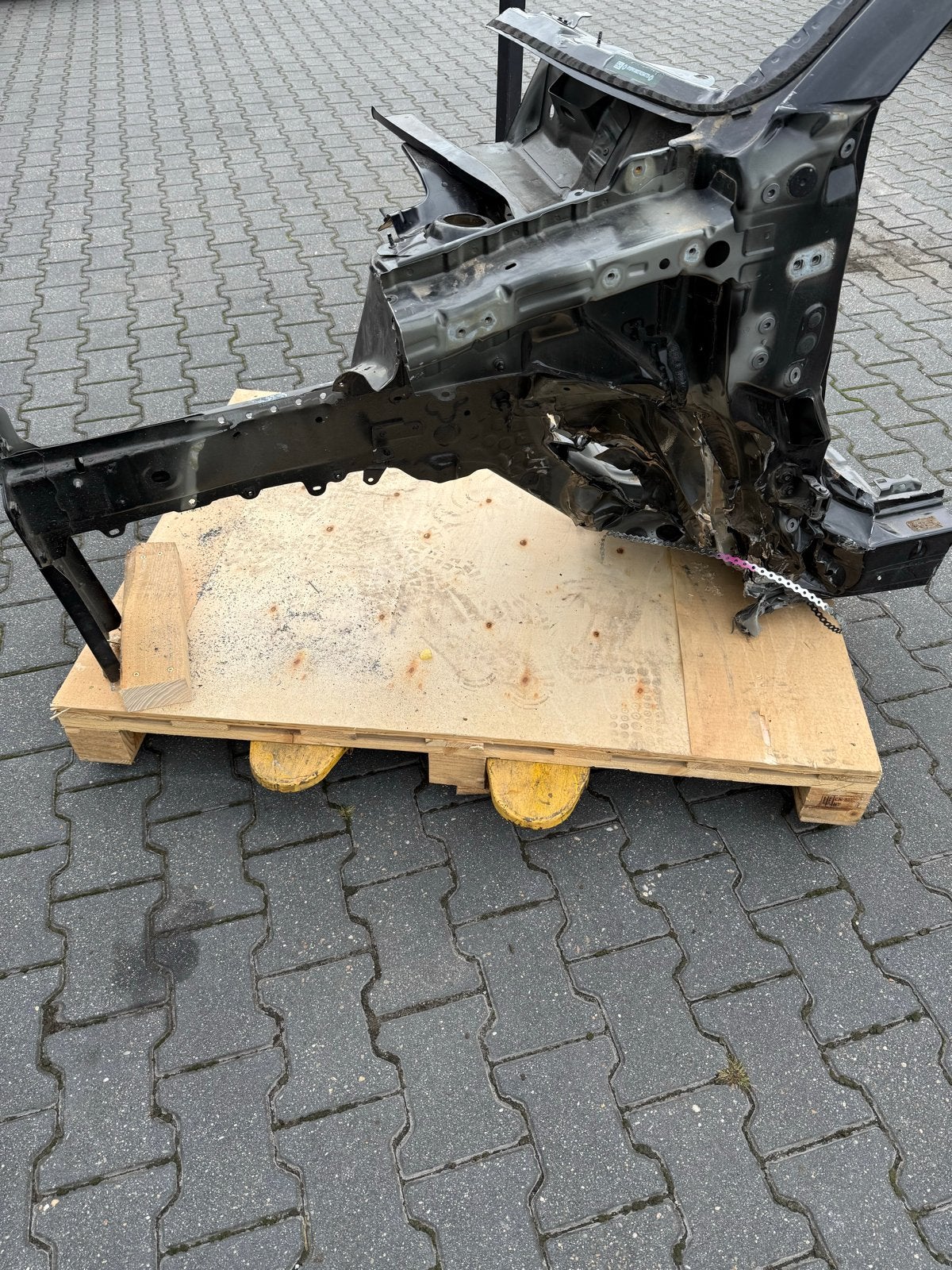 Snijdeel chassisbalk lv Renault 5 electric, Ophalen, Gebruikt, Voor, Renault