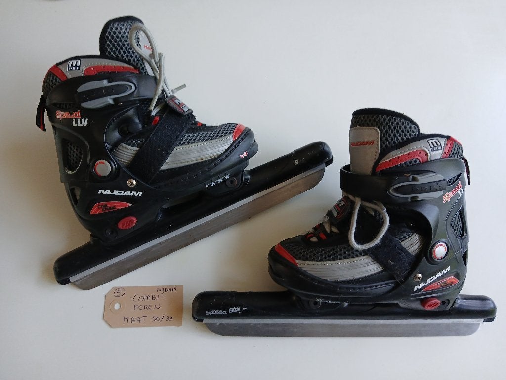 (5) Combi noren schaatsen 31/34 Nijdam, Gebruikt, Combinoren, Ophalen of Verzenden, Nijdam