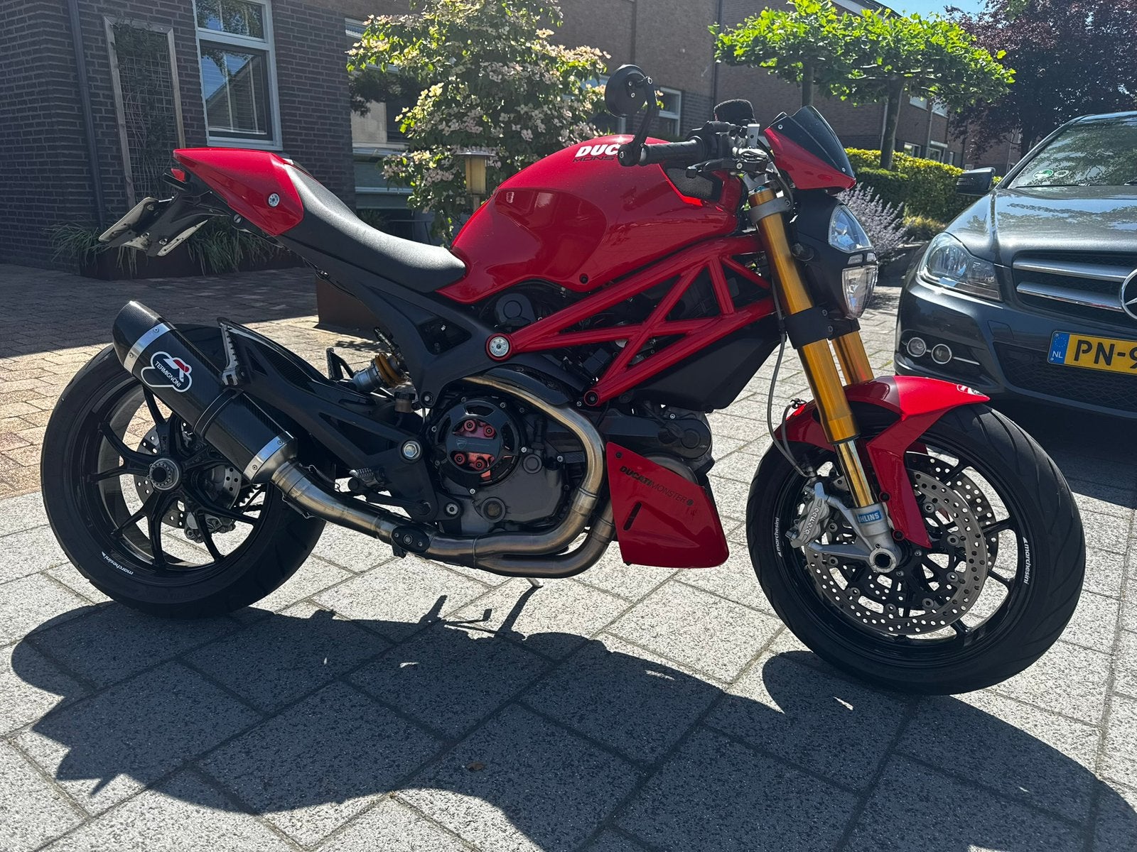 Ducati Monster 1100S, carbon, extra’s, Sportuitlaat, Motorrijbewijs A, Gebruikt, Particulier