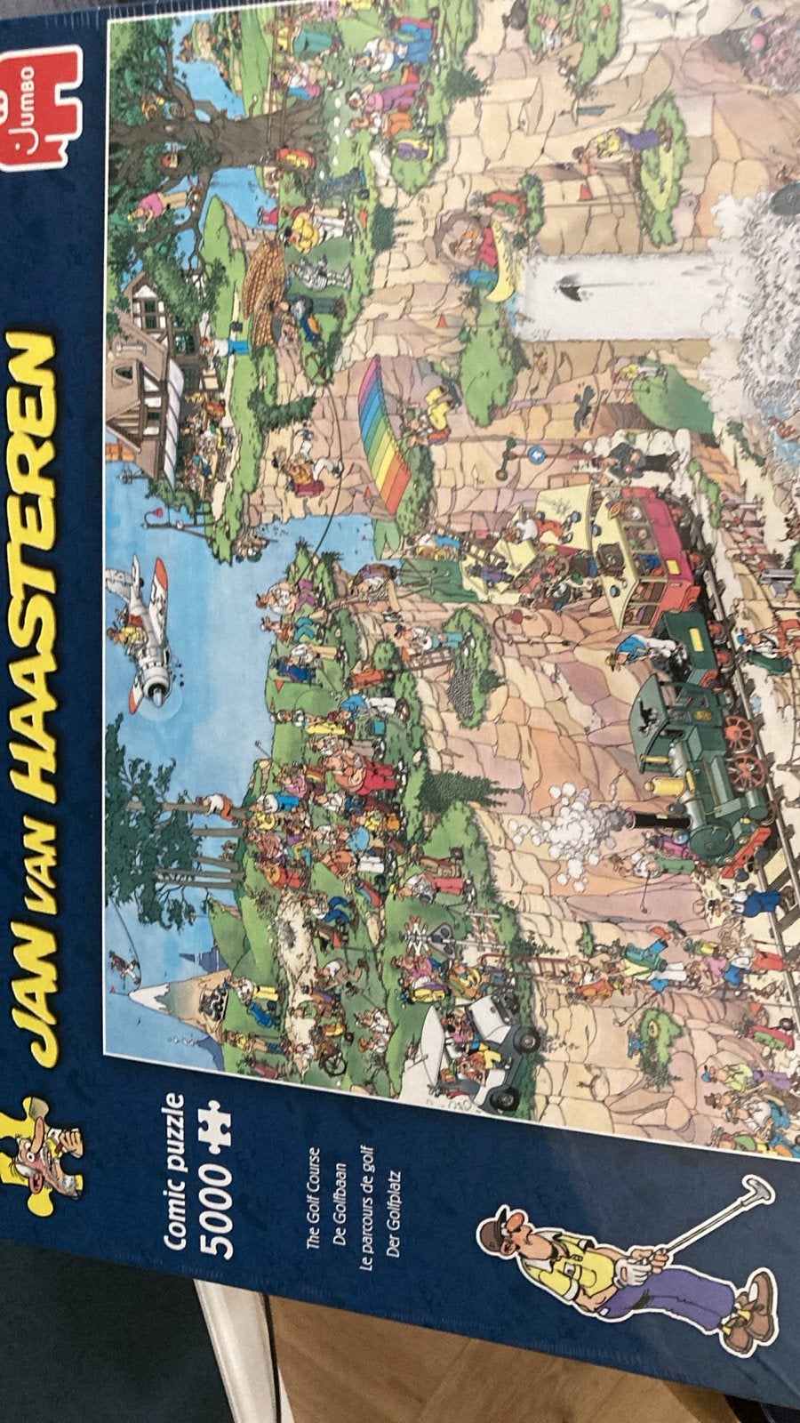 Jan van Haasteren Comic Puzzel - De Golfbaan - 5000 stukjes, Ophalen of Verzenden, Nieuw