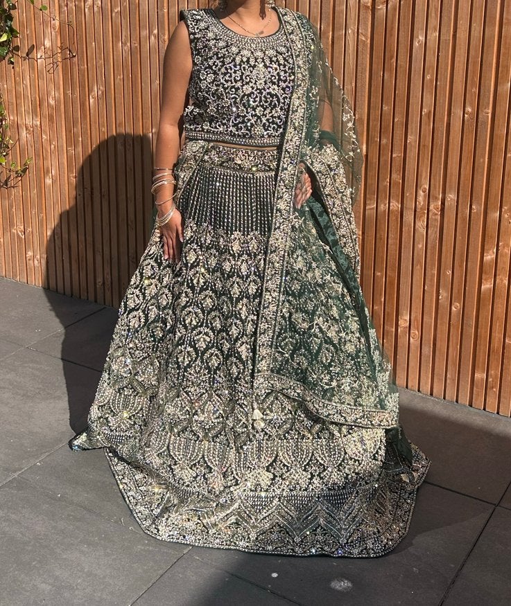 Prachtige Indiase galajurk - nieuw, Kleding | Dames, Gelegenheidskleding, Maat 38/40 (M), Galajurk, Nieuw, Ophalen of Verzenden