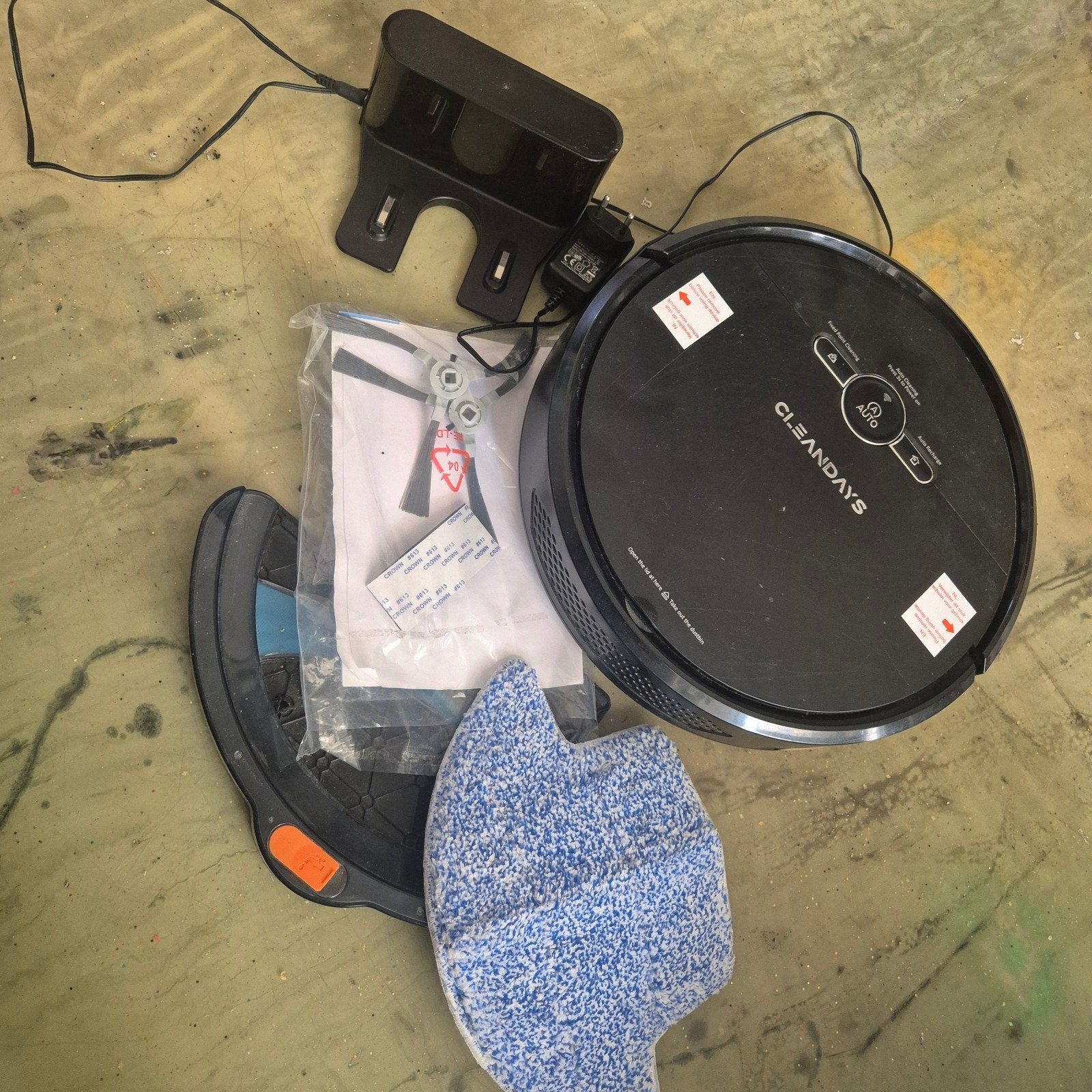 Cleandays Robotstofzuiger met dweilfunctie, Ophalen of Verzenden