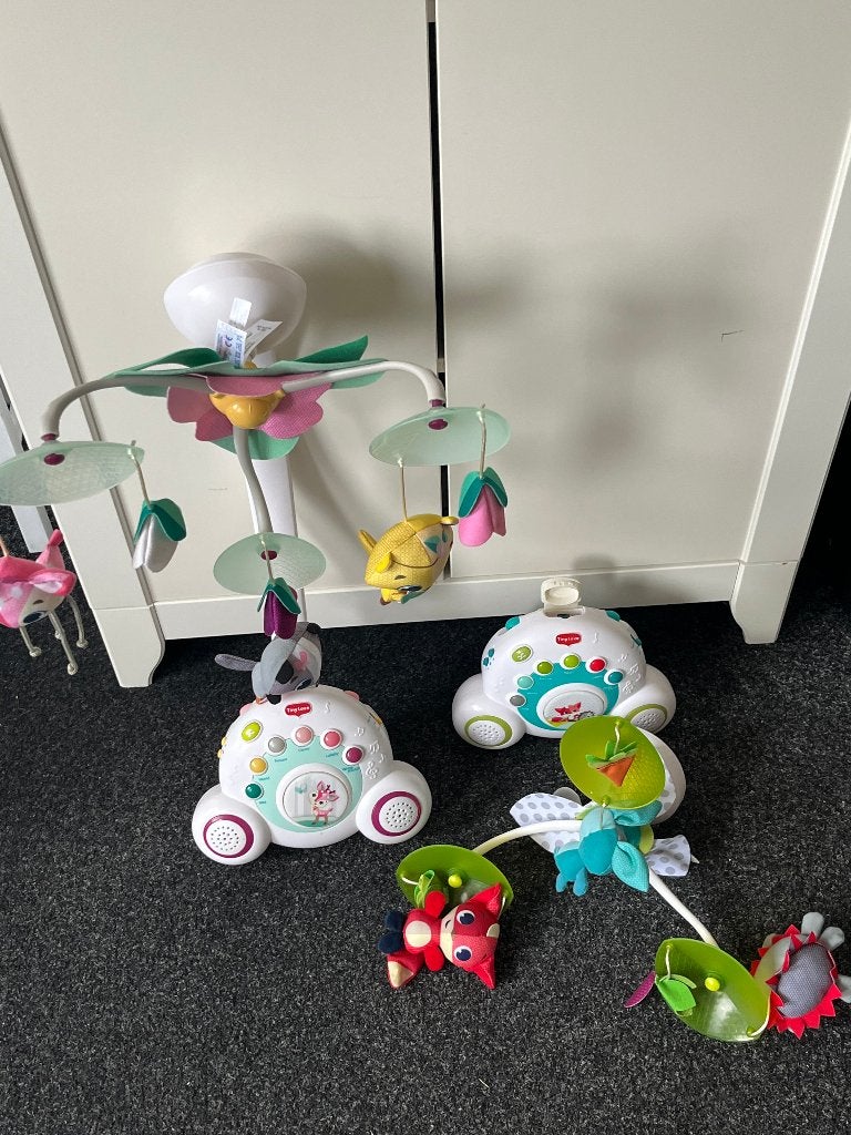 Tiny Love Mobiel voor box of ledikant, Ophalen of Verzenden, Zo goed als nieuw, Rond