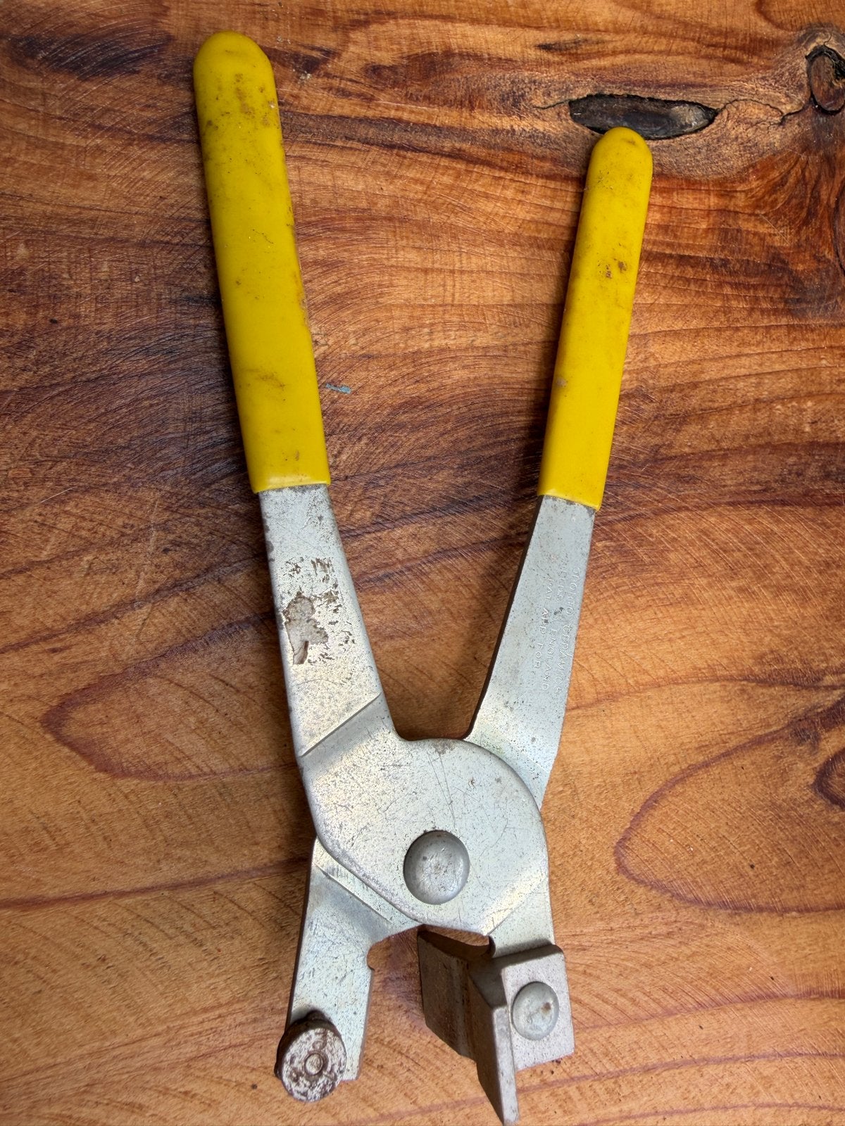 Porto Mechanics speciale plaatwerktang /zettingtang –vintage, Auto diversen, Anti-diefstal, Zo goed als nieuw, Ophalen