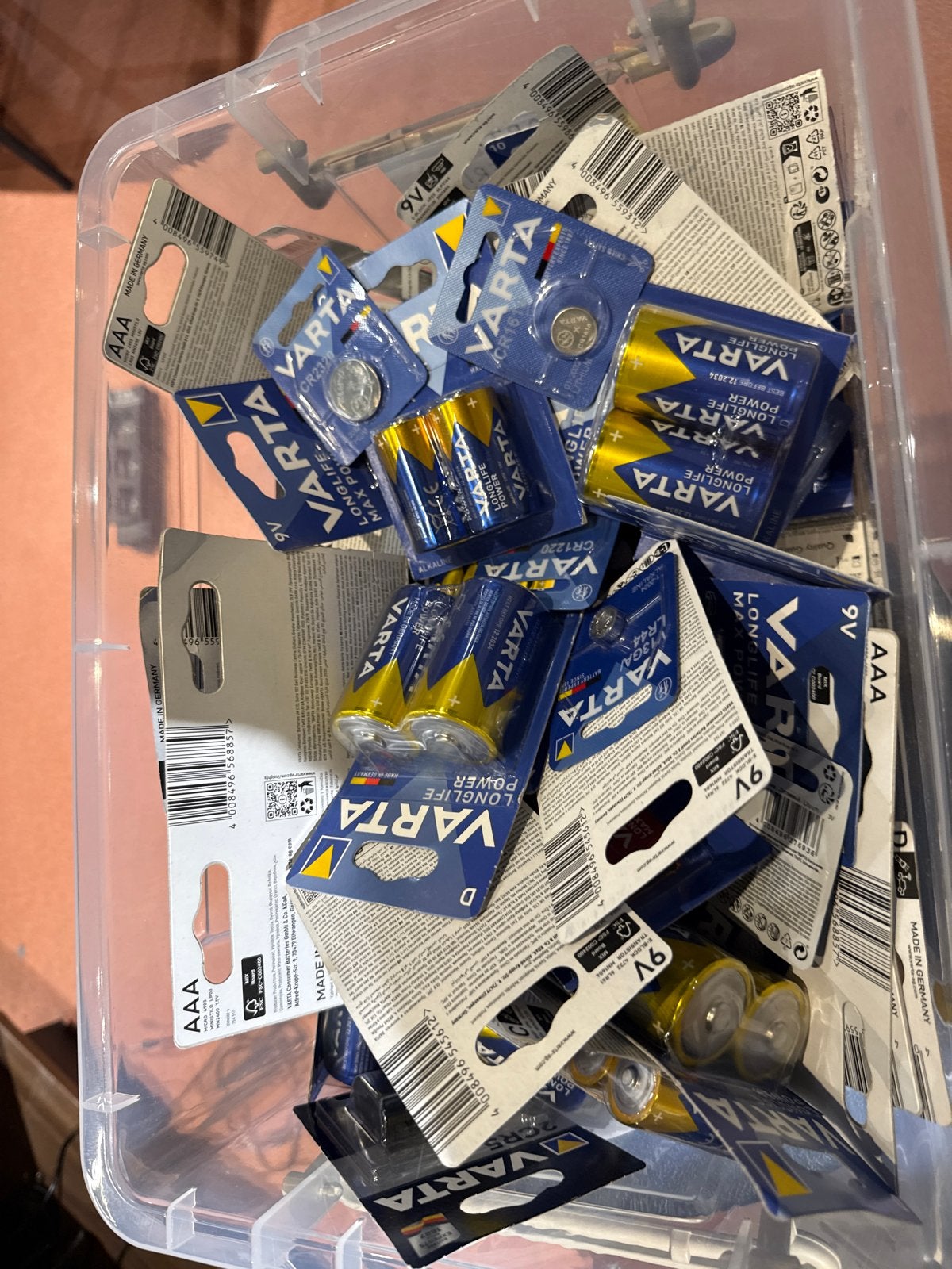 Diverse Varta Batterijen - Alles in één keer meenemen, Ophalen, Nieuw
