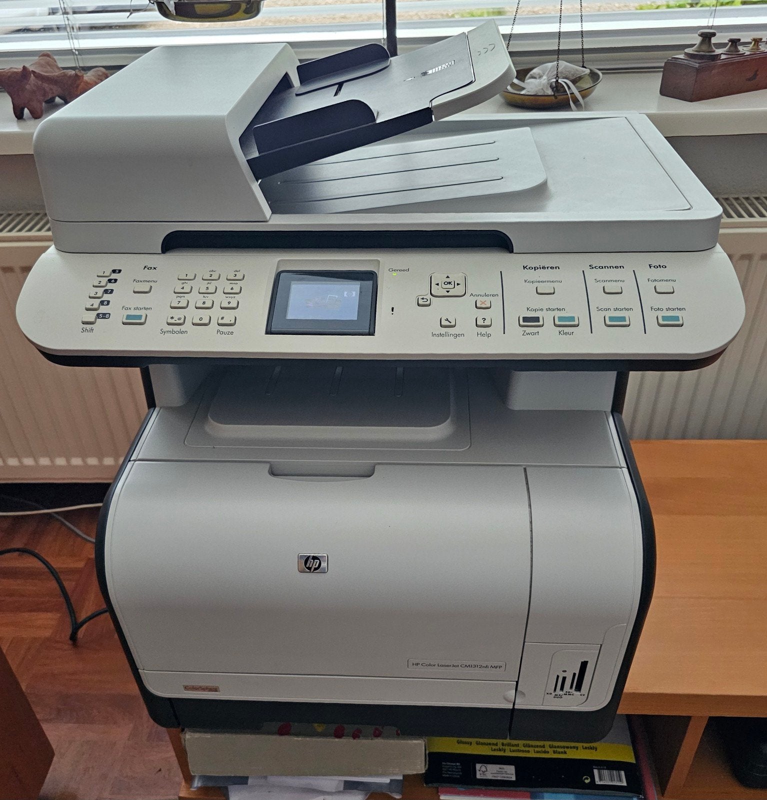 HP Color LaserJet CM1312nfi MFP met HP toner (125A serie), Computers en Software, Printers, Ophalen