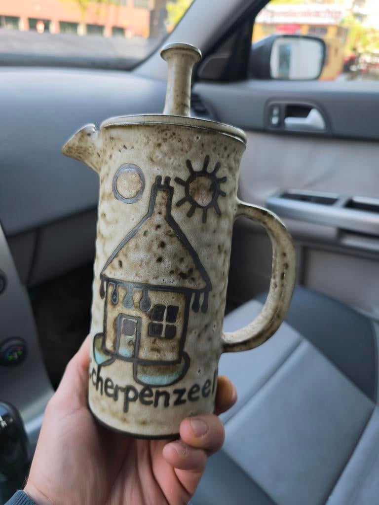 Vintage Keramiek Hannie Mein Kan - Scherpenzeel, Antiek en Kunst, Antiek | Keramiek en Aardewerk, Ophalen of Verzenden