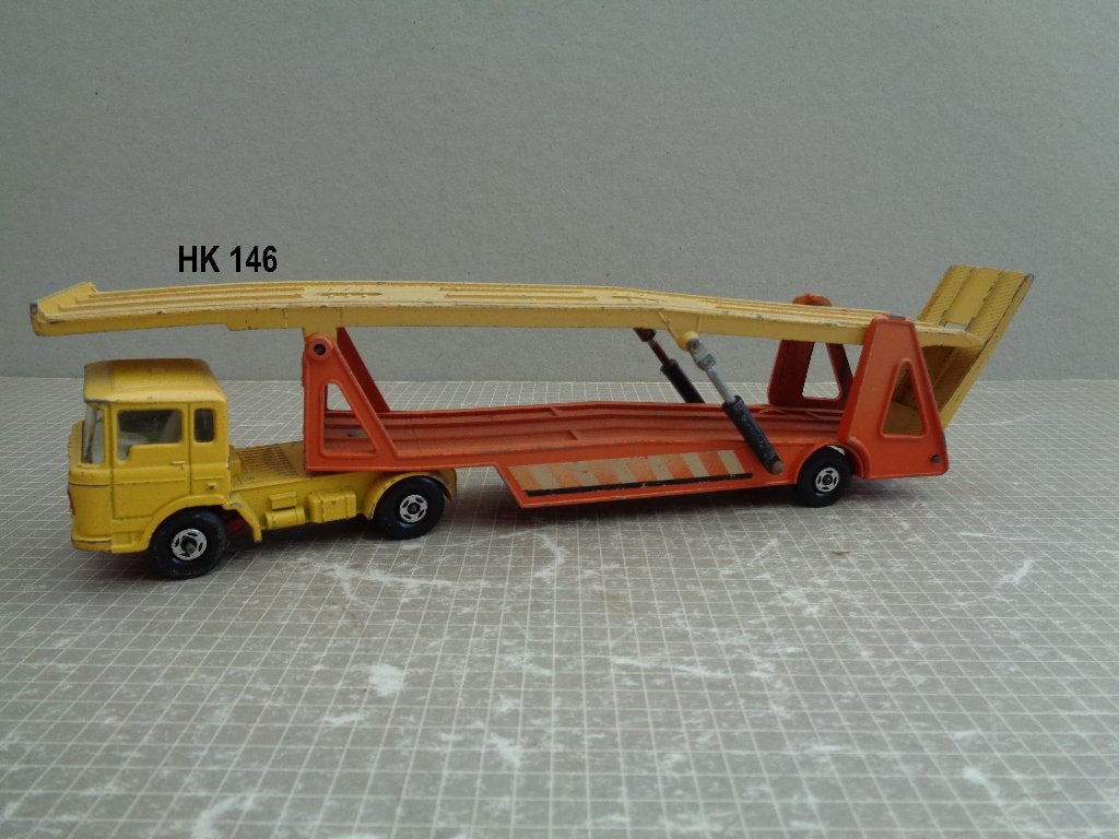lesney daf 2600 auto tranaporter, Ophalen of Verzenden, Zo goed als nieuw, Auto