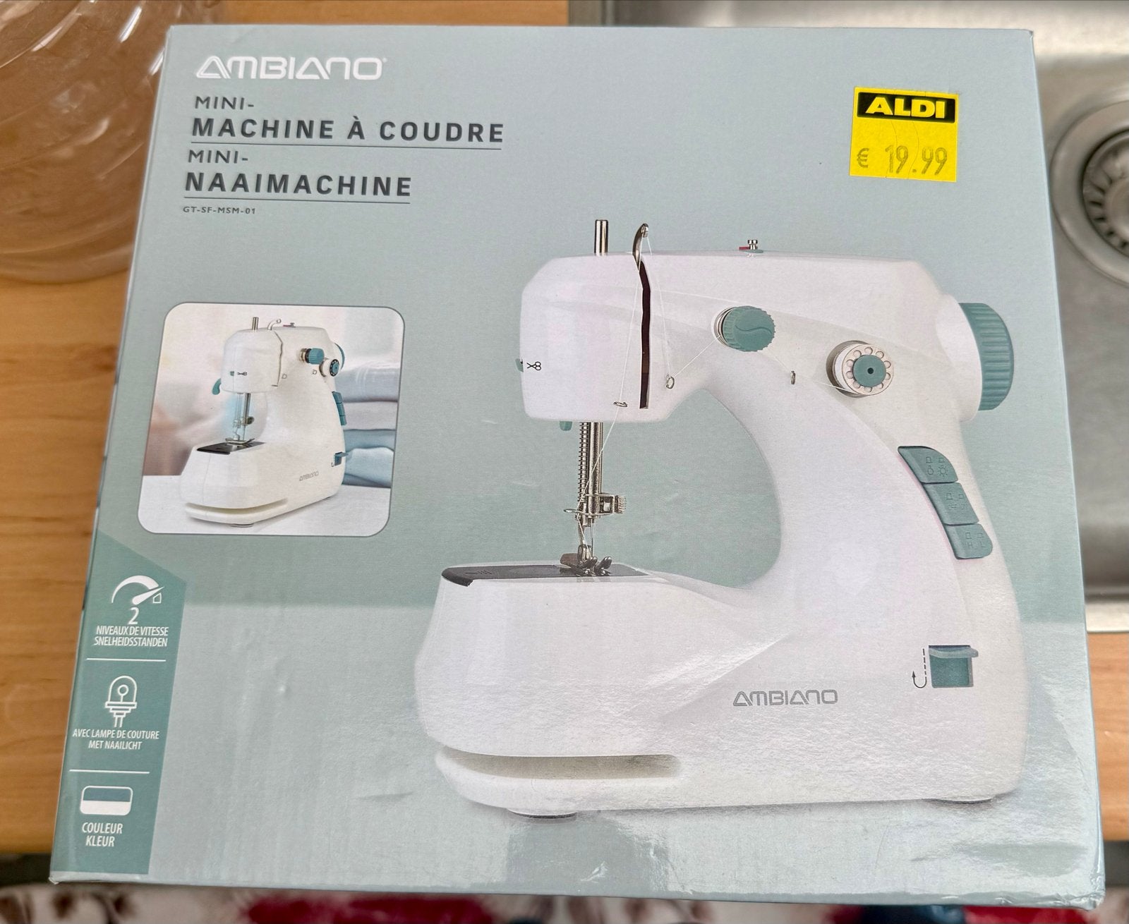 Ambiano Mini Naaimachine - Nieuw in doos, Ophalen, Nieuw, Naaimachine, Overige merken