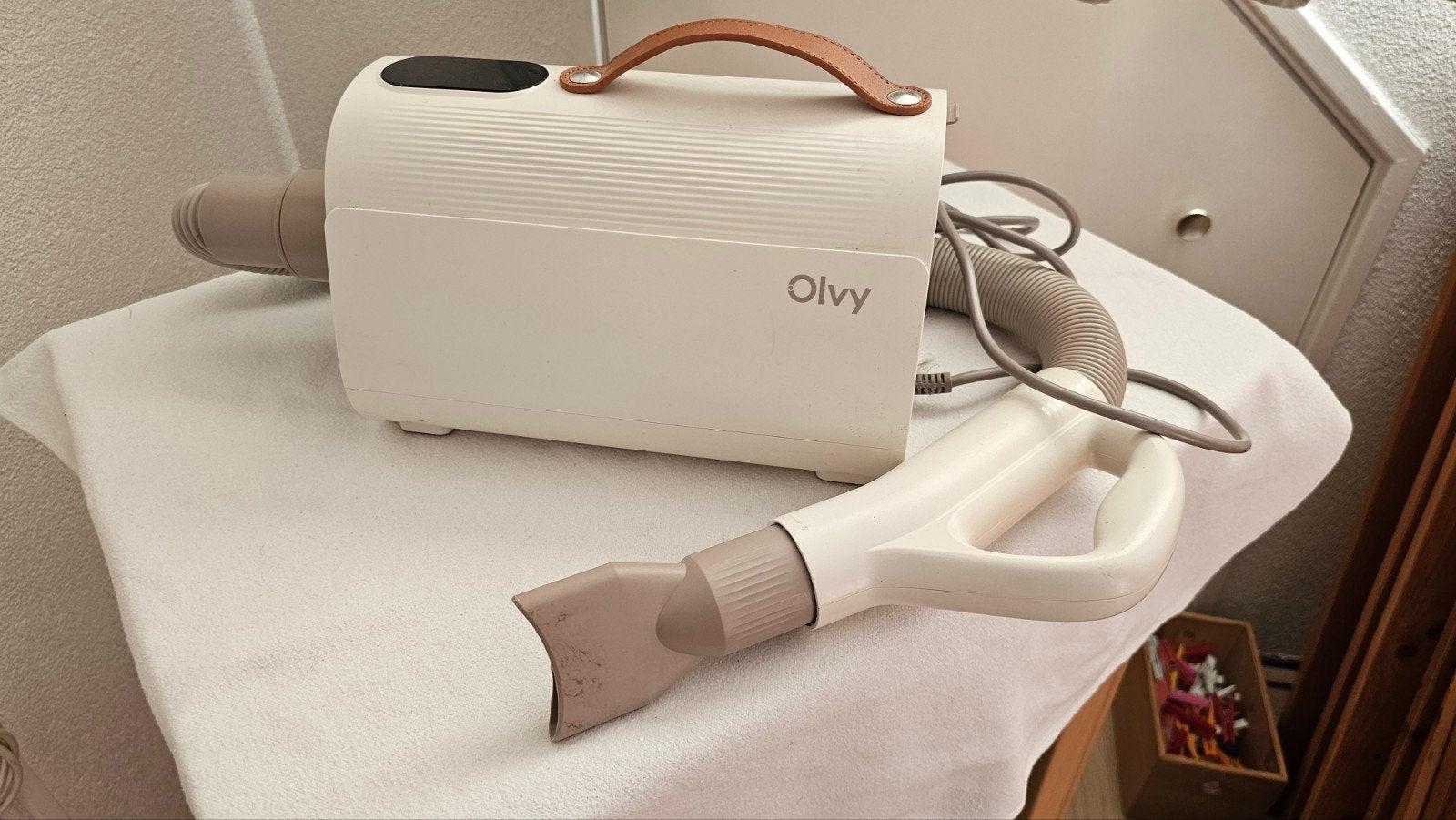 Te koop: hondenfön en waterblezer van OLVY, Ophalen of Verzenden, Zo goed als nieuw