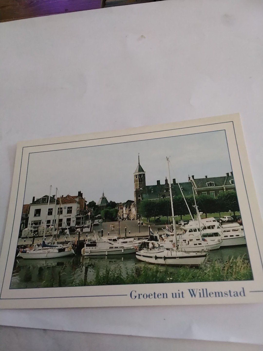 Ansichtkaart Willemstad Binnenhaven - Groeten uit Willemstad, Ophalen of Verzenden