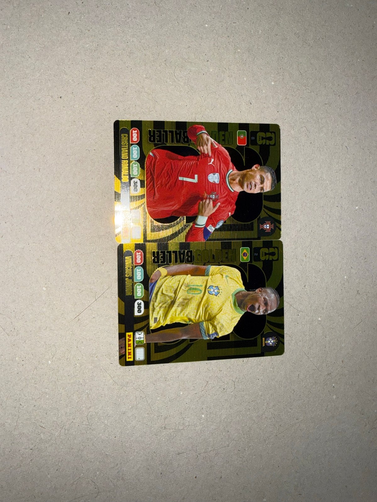 FIFA Panini WK Kaarten: Ronaldo, Vinicius Jr + Power-up & Ro, Ophalen of Verzenden, Zo goed als nieuw, Buitenlandse clubs, Spelerskaart