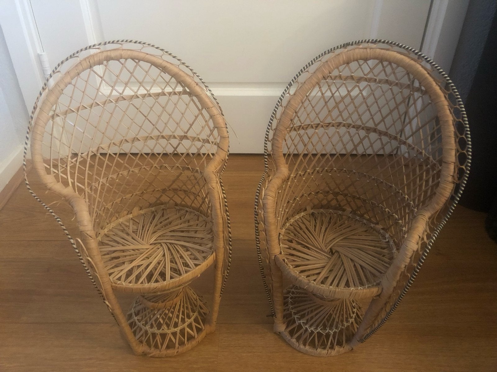 Rotan bankje en poppenstoeltjes of voor planten/decoratie, Ophalen of Verzenden, Overige typen