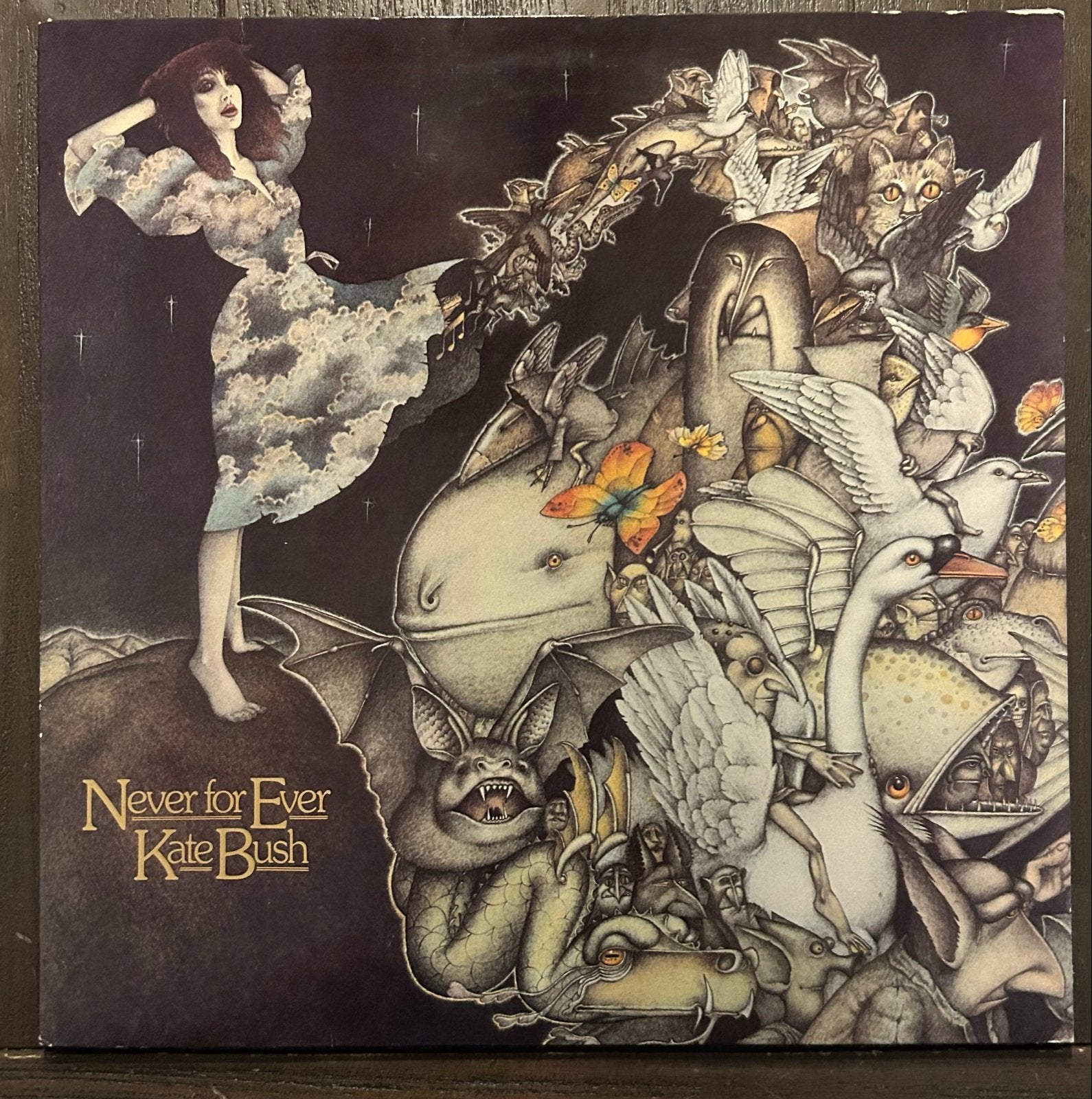 Kate Bush - Never for Ever (LP, 1980), Cd's en Dvd's, Originele persing, Ophalen of Verzenden, Gebruikt, 12 inch
