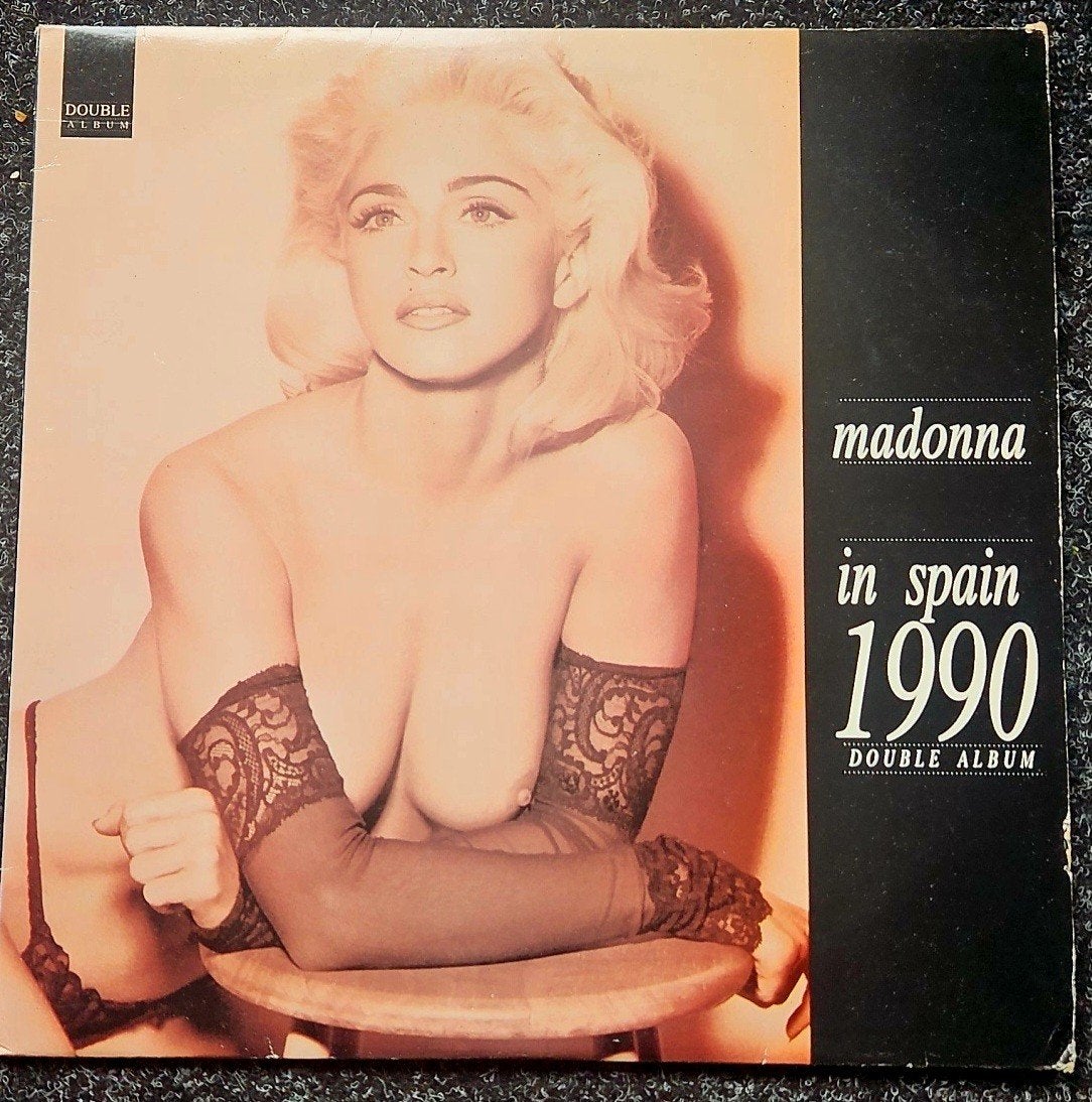 Madonna - In Spain 1990 Dubbelalbum Vinyl LP, Gebruikt, 1990 - 1999, Ophalen of Verzenden, 12 inch