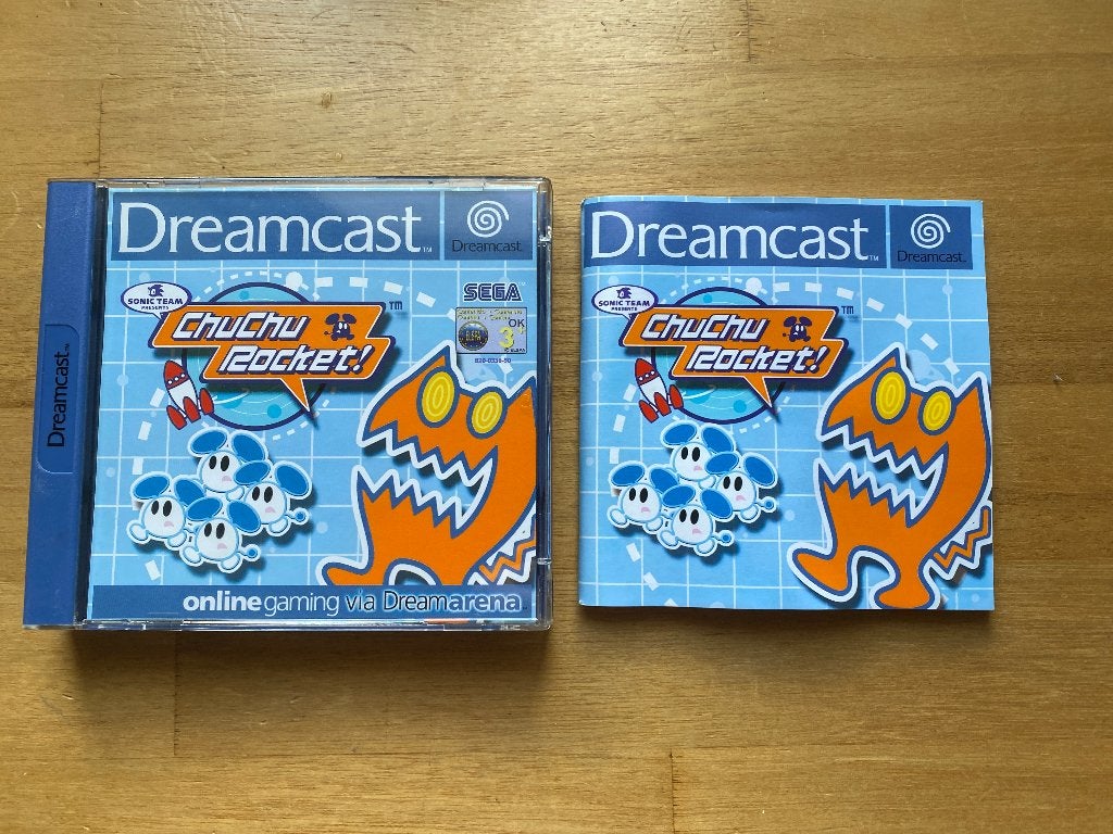 chu chu rocket sega dreamcast, Spelcomputers en Games, 1 speler, Racen en Vliegen, Ophalen of Verzenden, Zo goed als nieuw