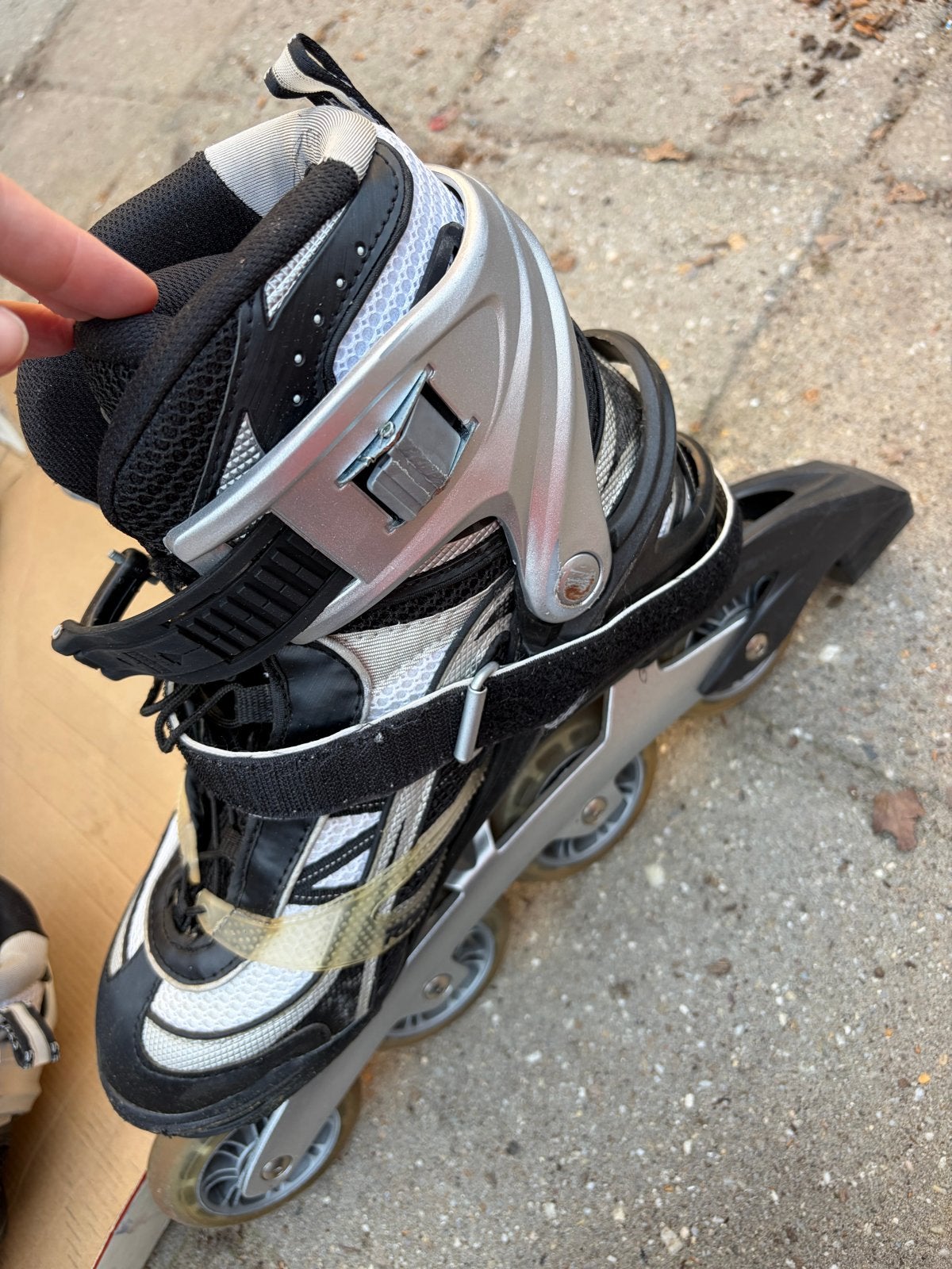 Roces Inline Skates Maat 43 met Bescherming, Ophalen, Gebruikt, Inline skates 4 wielen, Heren