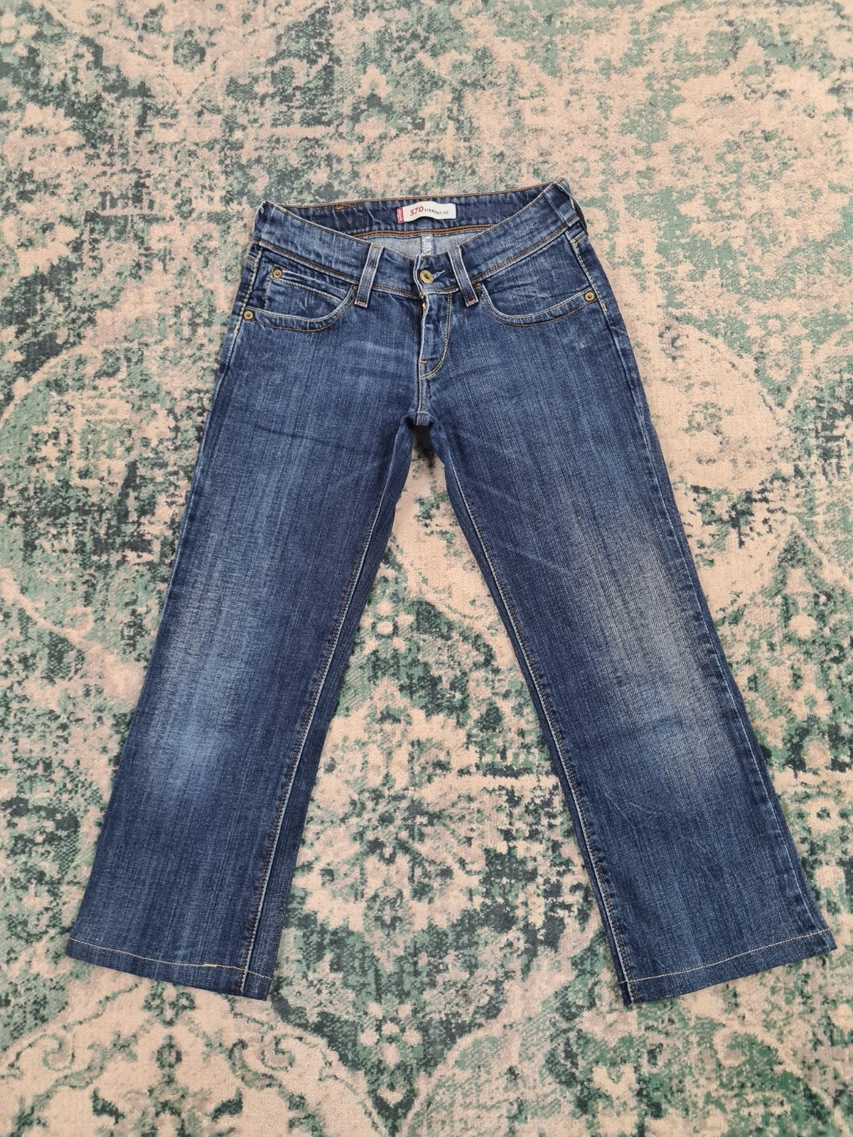 Levi’s 570 straight fit W27 L27 Dames Tulsi2727 Low-rise, Kleding | Dames, Blauw, Ophalen of Verzenden, Zo goed als nieuw, W27 (confectie 34) of kleiner