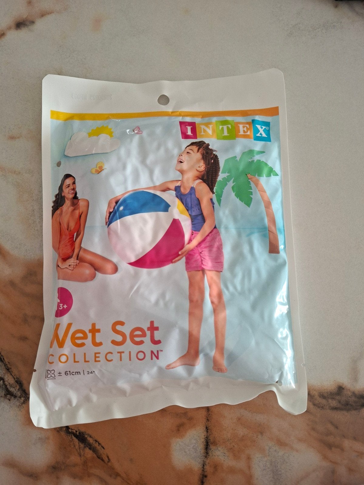 Nieuwe Intex Strandbal 61 cm - Perfect voor de zomer!, Ophalen of Verzenden, Nieuw
