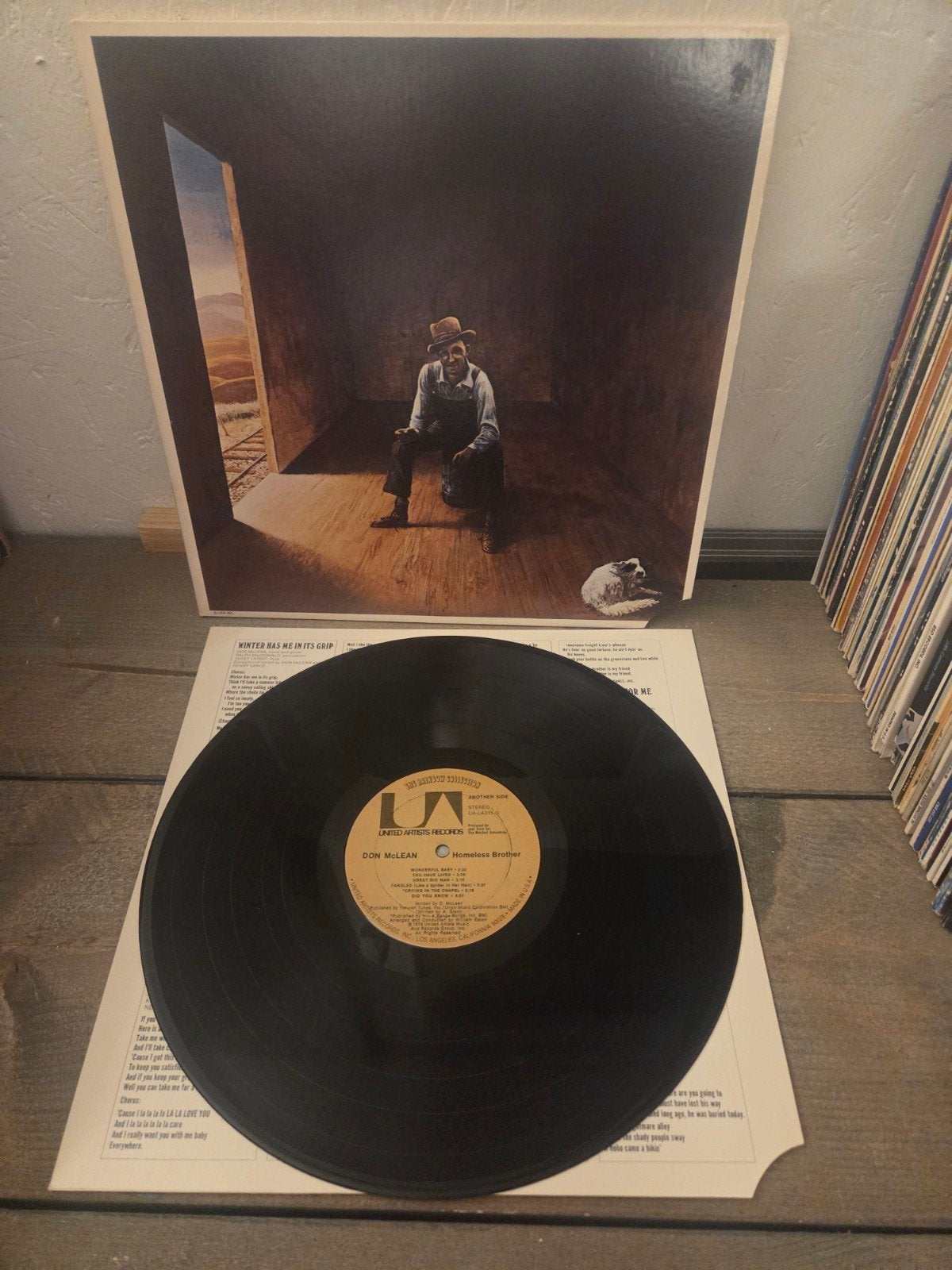 Don McLean - Homeless Brother LP (1974) - Zo goed als nieuw, Cd's en Dvd's, LP, Pop, Gatefold hoes, Ophalen of Verzenden