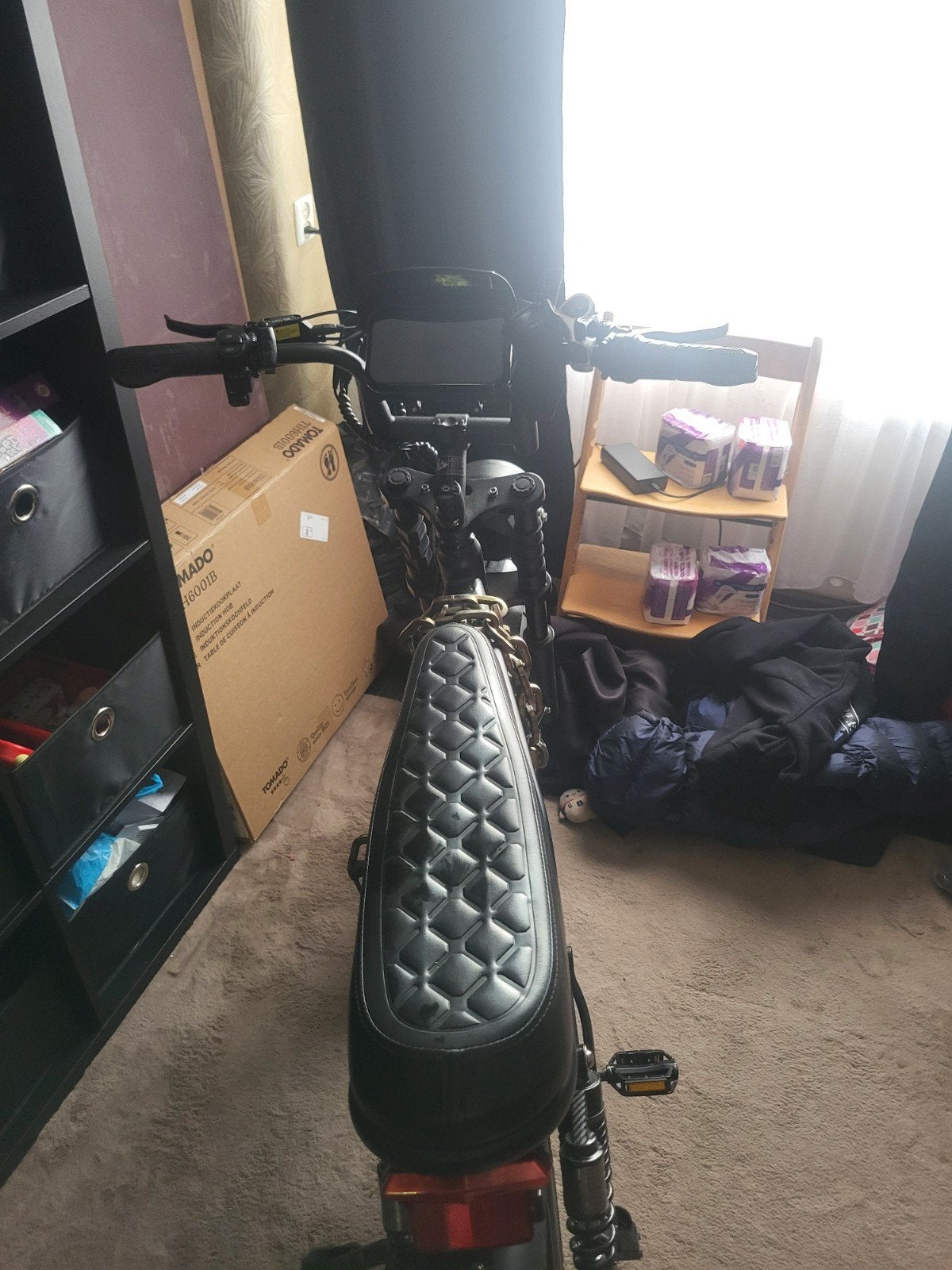Ouxi V8 Ultra Fatbike - dubbele accu, Zo goed als nieuw, Minder dan 47 cm, 50 km per accu of meer, Ophalen