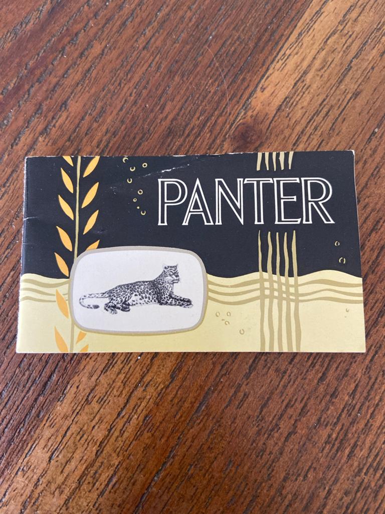 Vintage Panter Sigarenboekje - Hengelsport en Vissen, Boeken, Ophalen of Verzenden, Gelezen, Overige onderwerpen