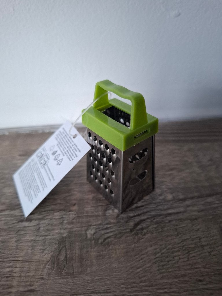 Mini rasp met groen handvat, Overige typen, Ophalen of Verzenden, Metaal, Overige merken