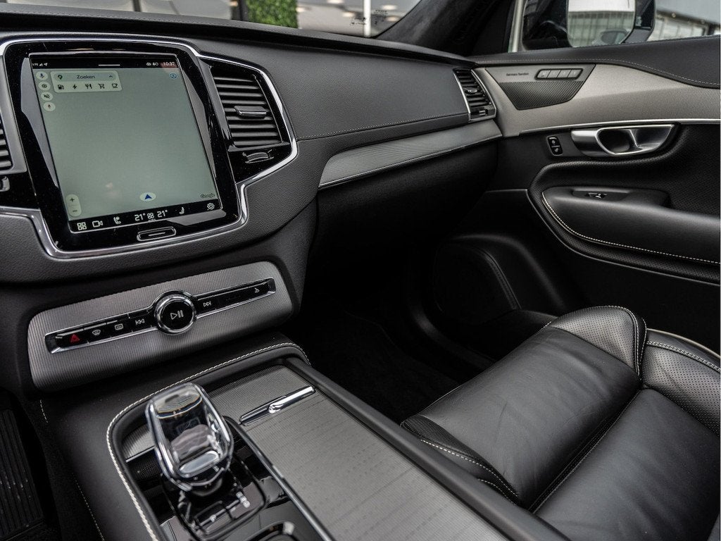 Volvo XC90 2.0 T8 Recharge AWD Ultimate Dark | Alcantara | H, Auto's, Volvo, Gebruikt, 4 cilinders, Blauw, 7 stoelen
