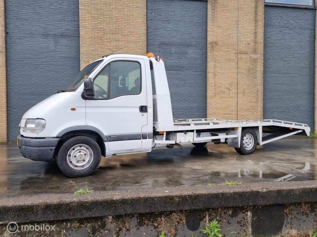 Opel Movano bestel 2.5 DTi oprijwagen witteveen airco, Voorwielaandrijving, Gebruikt, 2000 kg, Origineel Nederlands