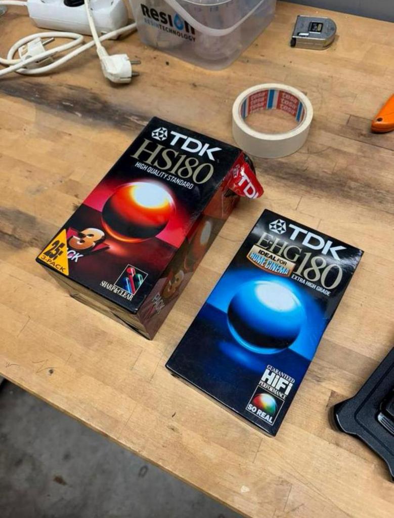 4 tdk videobanden, Alle leeftijden, Ophalen of Verzenden, Nieuw in verpakking, Overige genres