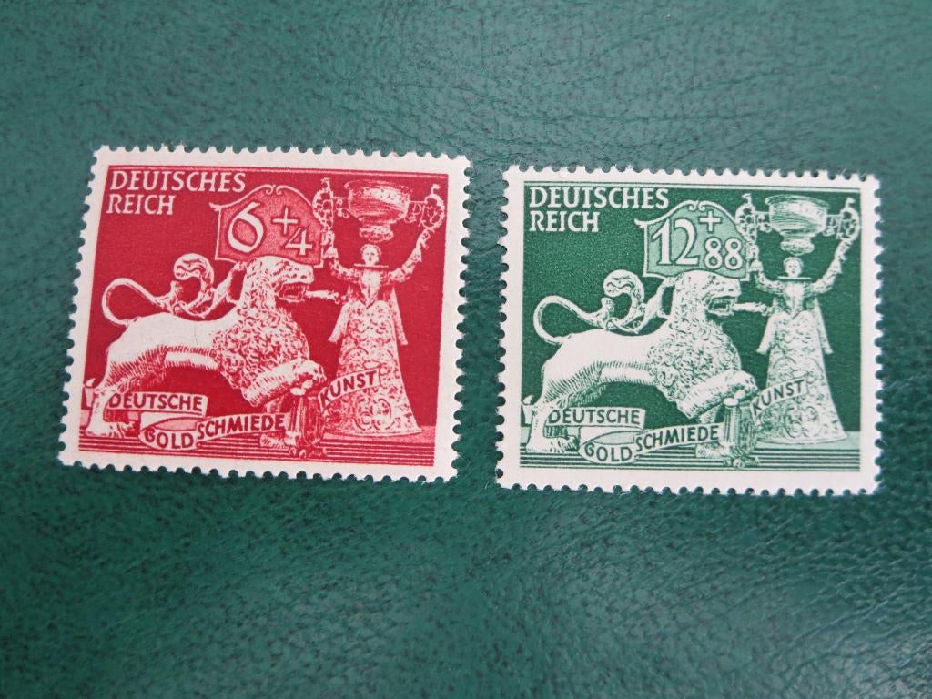 Duitse Rijk  NR 816 - 817 Postfris, Verzenden, Duitse Keizerrijk, Postfris