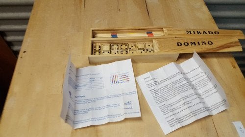 spel domino en mikado, Ophalen of Verzenden, 'T Olde Gre-j, Info@toldegrej.nl, Endepoelstraat 20f Didam