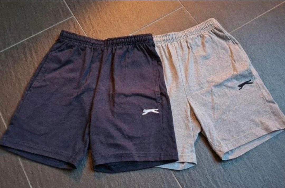 Slazenger sportshorts - 2 stuks (grijs en donkerblauw), Meerkleurig, Slazenger, Overige maten, Ophalen of Verzenden