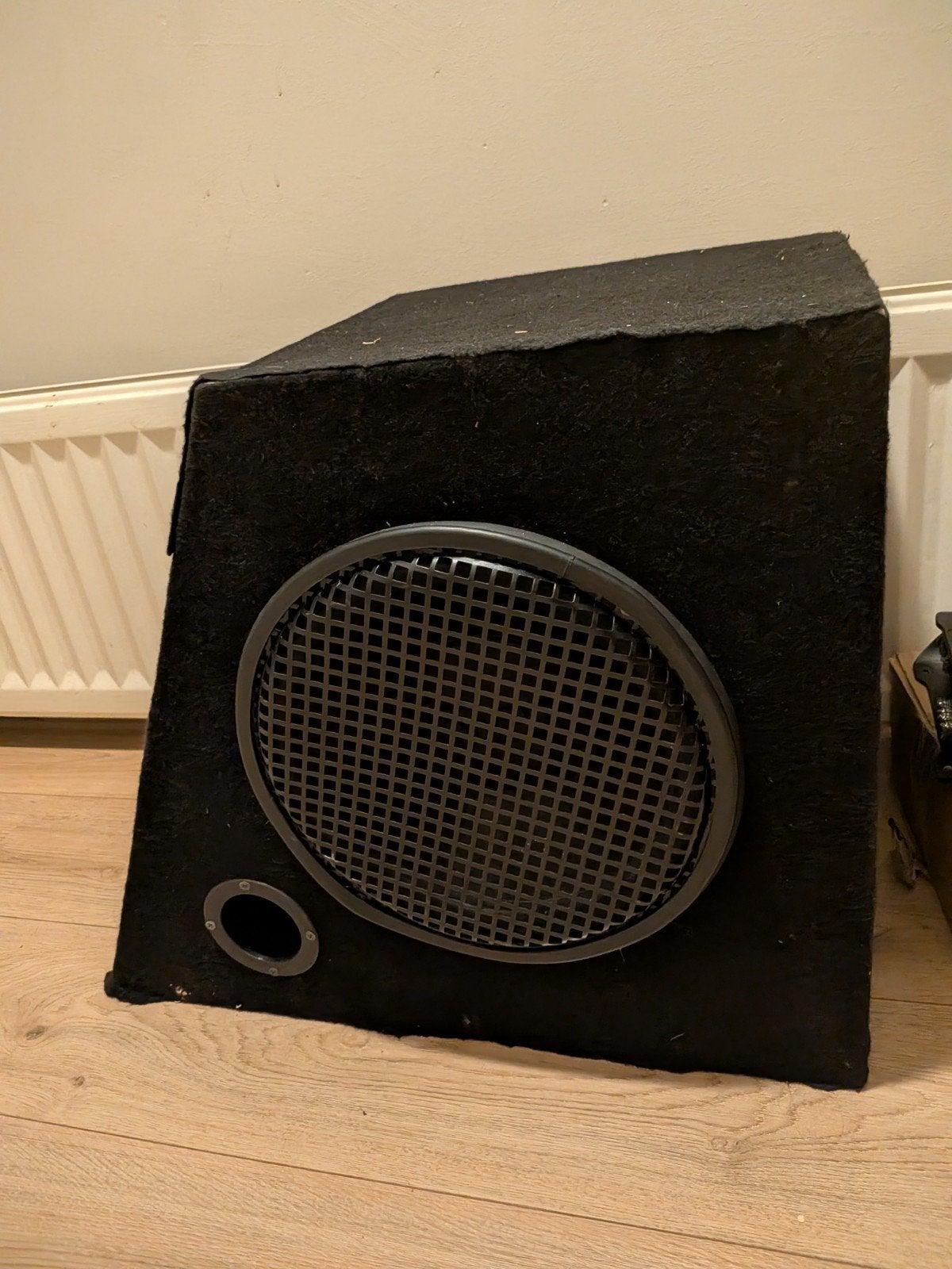 Subwoofer, Speakers, Radio, Ophalen of Verzenden, Gebruikt