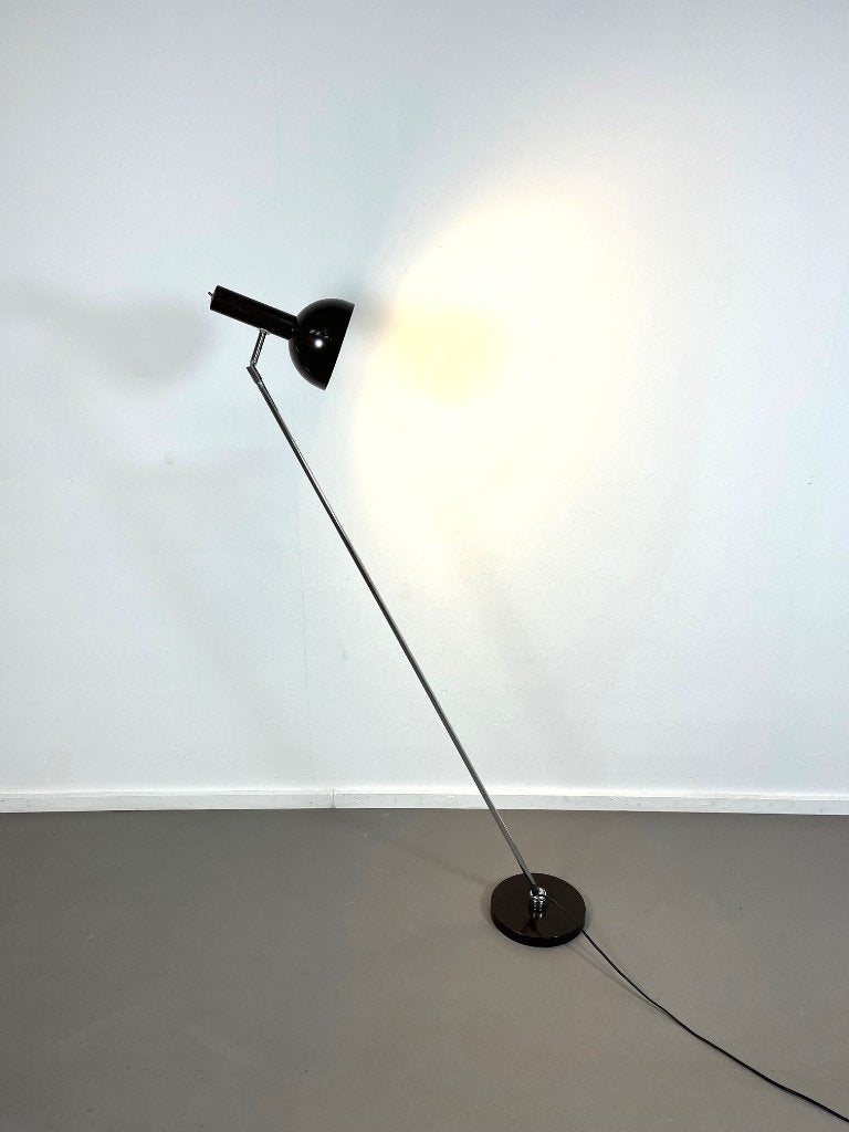 Vintage vloerlamp van H.Busquet voor Hala Zeist, jaren 60., Ophalen, Gebruikt, 150 tot 200 cm