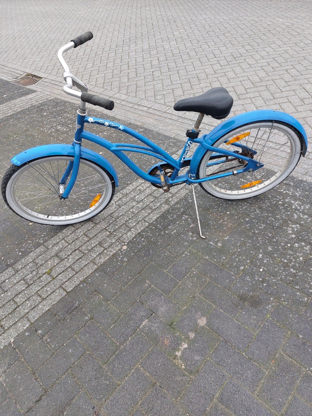 Gebruikte 24 inch BeachCruiser Fiets met terugtraprem, Fietsen en Brommers, Fietsen | Cruisers en Lowriders, Minder dan 47 cm