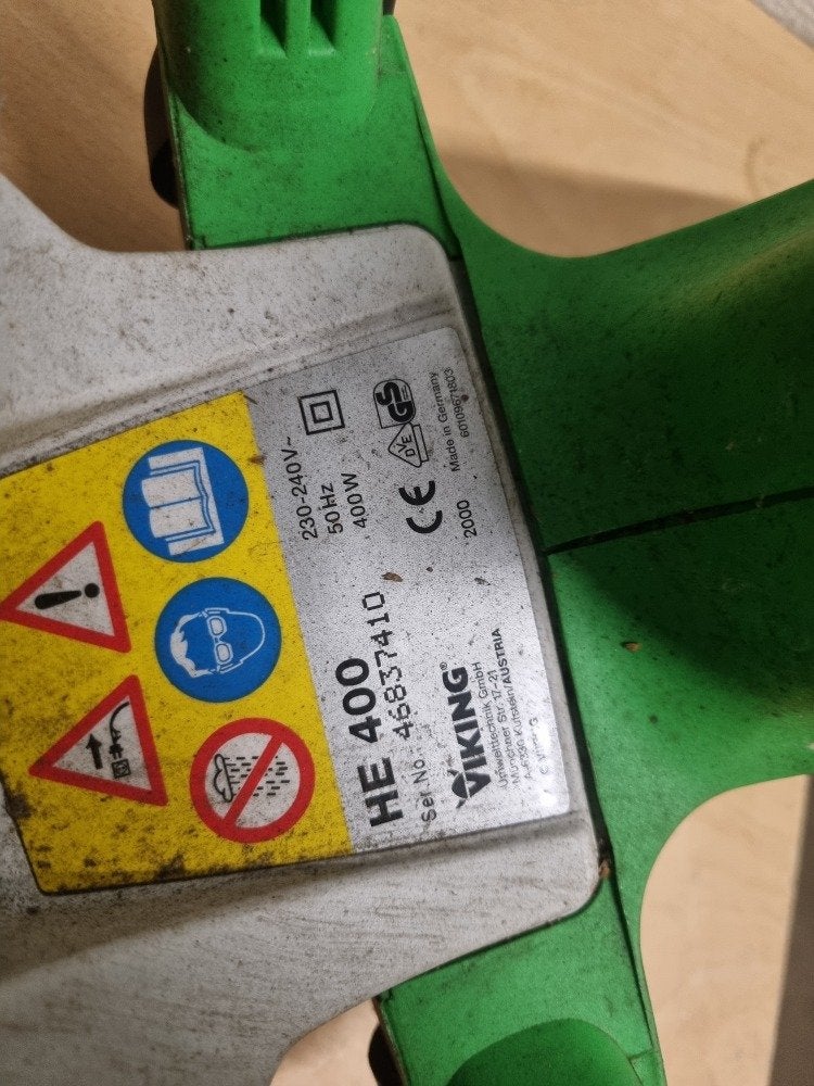 heggenschaar elektrisch vicking he 400, Ophalen of Verzenden, 'T Olde Gre-j, Info@toldegrej.nl, Endepoelstraat 20f Didam