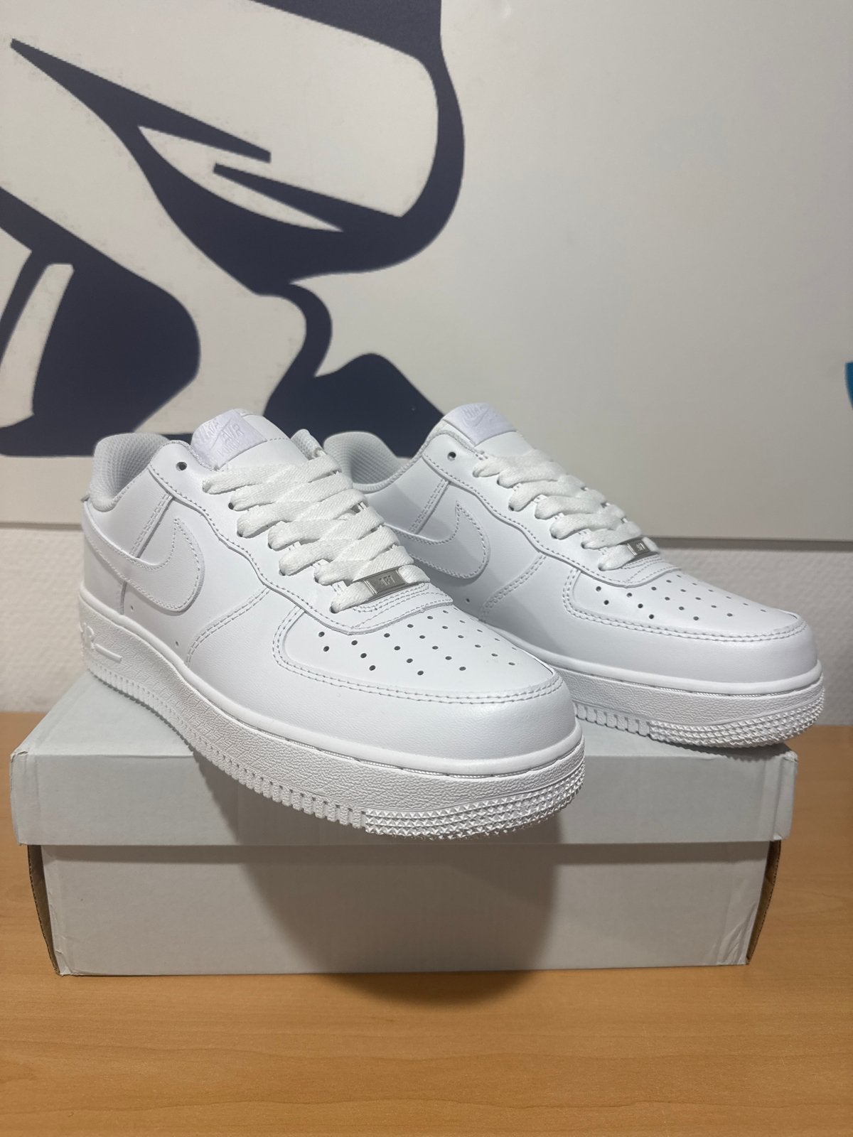 Nieuwe Nike Air Force 1 '07 Witte Sneakers, Ophalen of Verzenden, Nieuw, Wit, Sneakers of Gympen