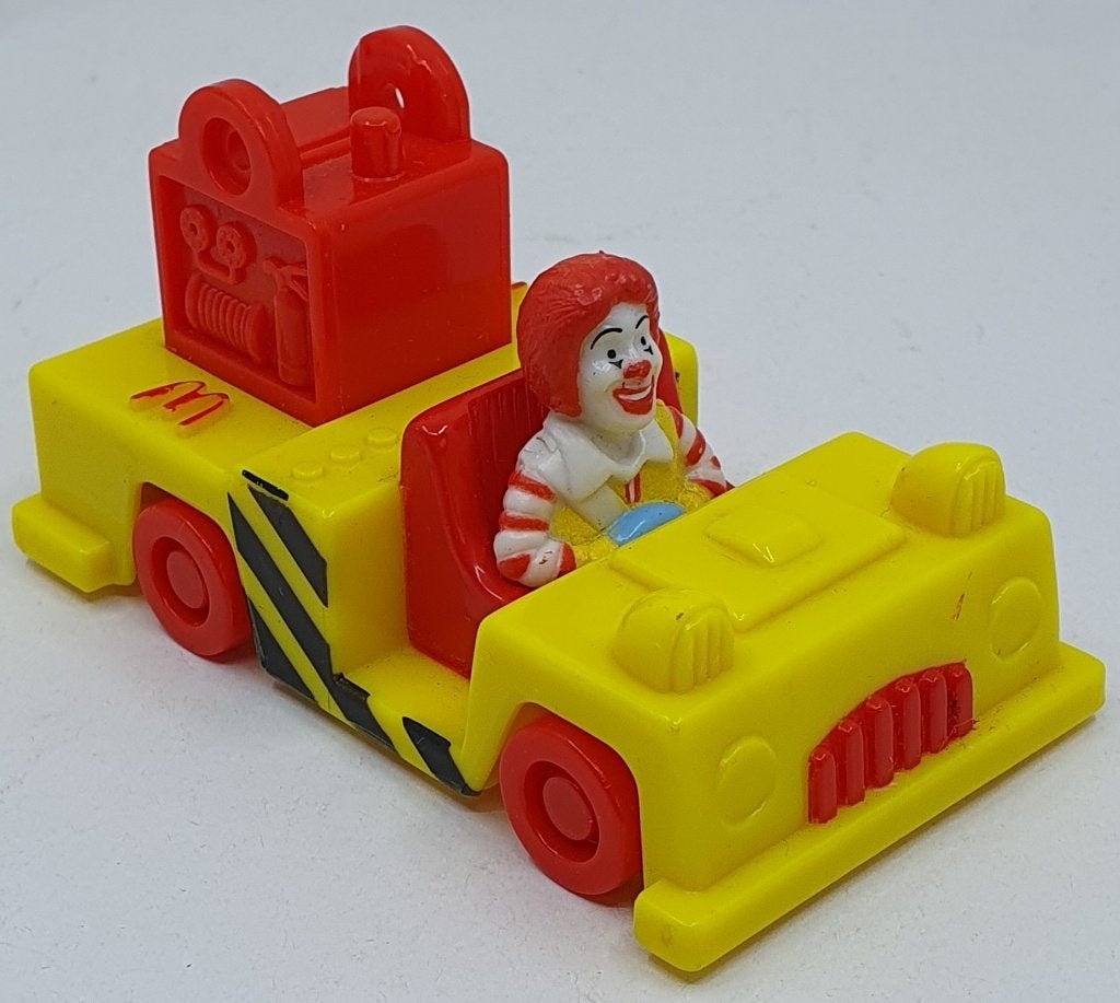 Vintage McDonald's Ronald McDonald Speelgoedauto 1995, Ophalen of Verzenden, Gebruikt