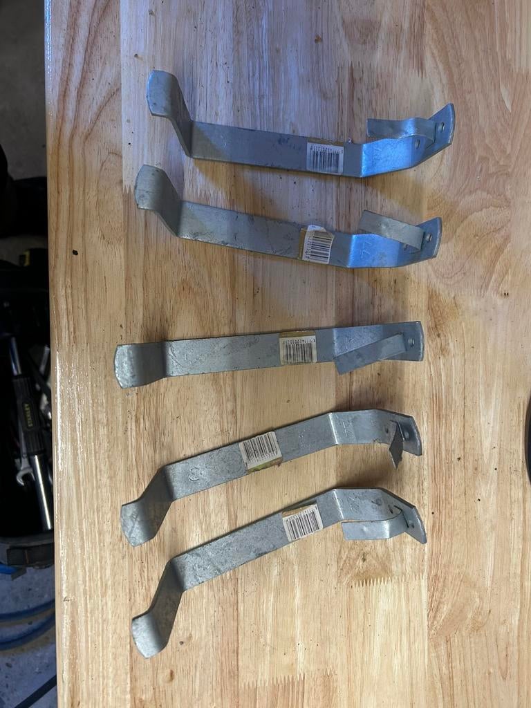 5 x dakgootbeugel “bakgoot” 125mm, Ophalen, Nieuw