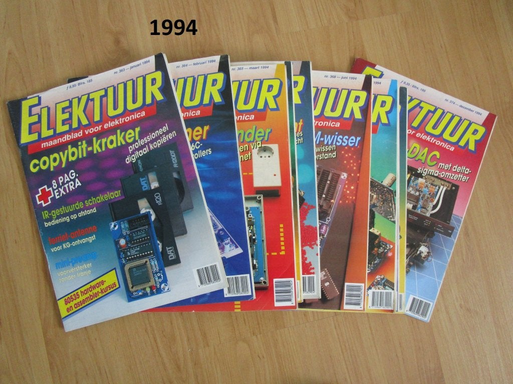 Tijdschrift Elektuur - jaargang 1994, Boeken, Tijdschriften en Kranten, Ophalen of Verzenden, Gelezen, Overige typen