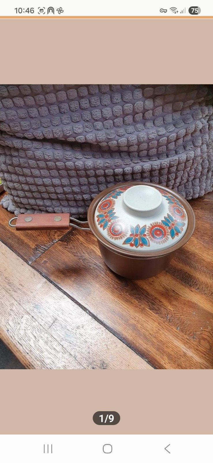 NORGE figgjo flameware steelpan uit Norway/retro steelpan, Ophalen of Verzenden