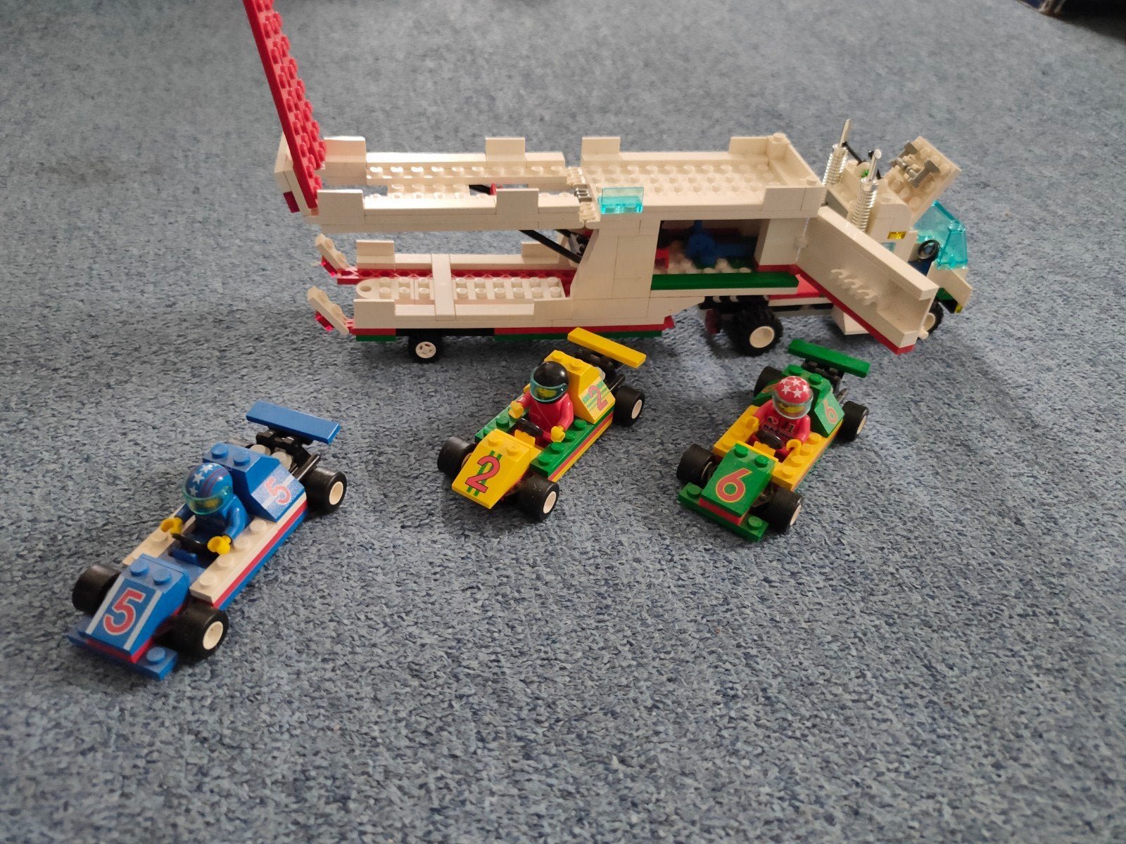 LEGO 6335 Indy Transport – vrachtwagen met racewagens, Ophalen, Gebruikt, Overige thema's, Lego