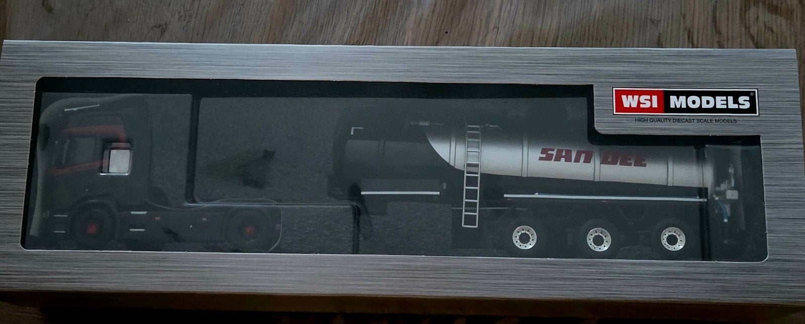 wsi scania r mesttank Sandee  mesttrailer 1:50, Hobby en Vrije tijd, Ophalen of Verzenden, Nieuw, Bus of Vrachtwagen, Wsi