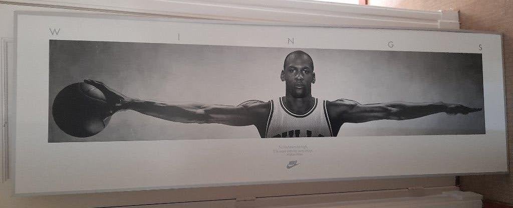 Michael Jordan Poster, Ophalen, Gebruikt, Overige sporten, Poster, Plaatje of Sticker